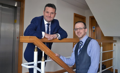 Darren Hepburn and Trevor Munday